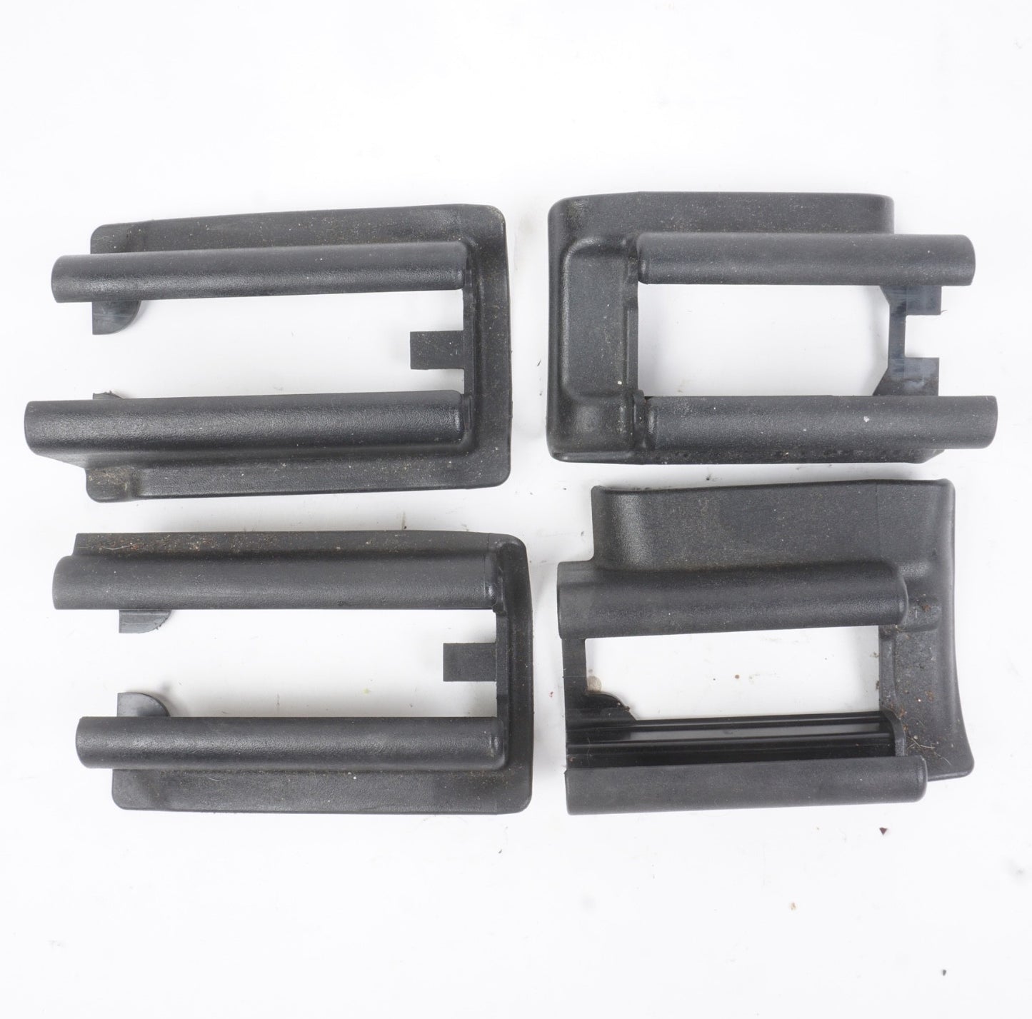 2010 - 2017 Mercedes E350 Coupe Front Left Driver Seat Track Rail Cover 4Pcs OEM