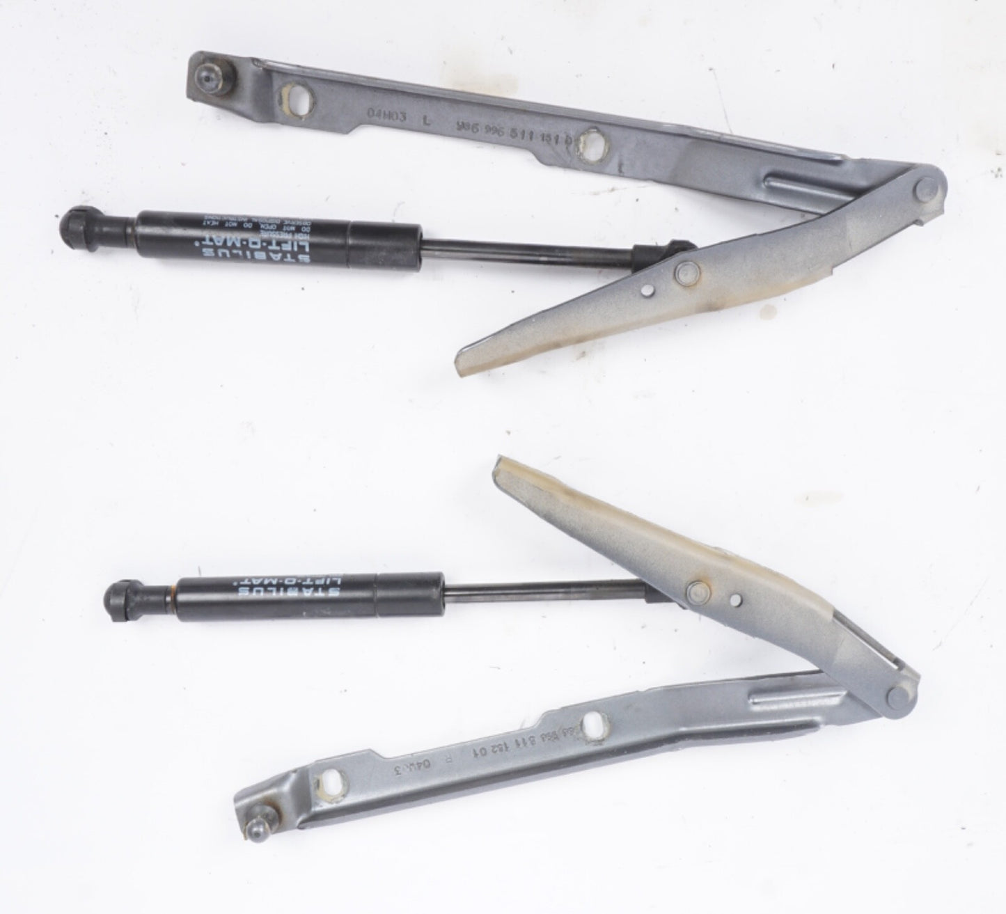 1997-2004 Porsche 911 996 Boxster 986 Hood Hinge Left Right Pair