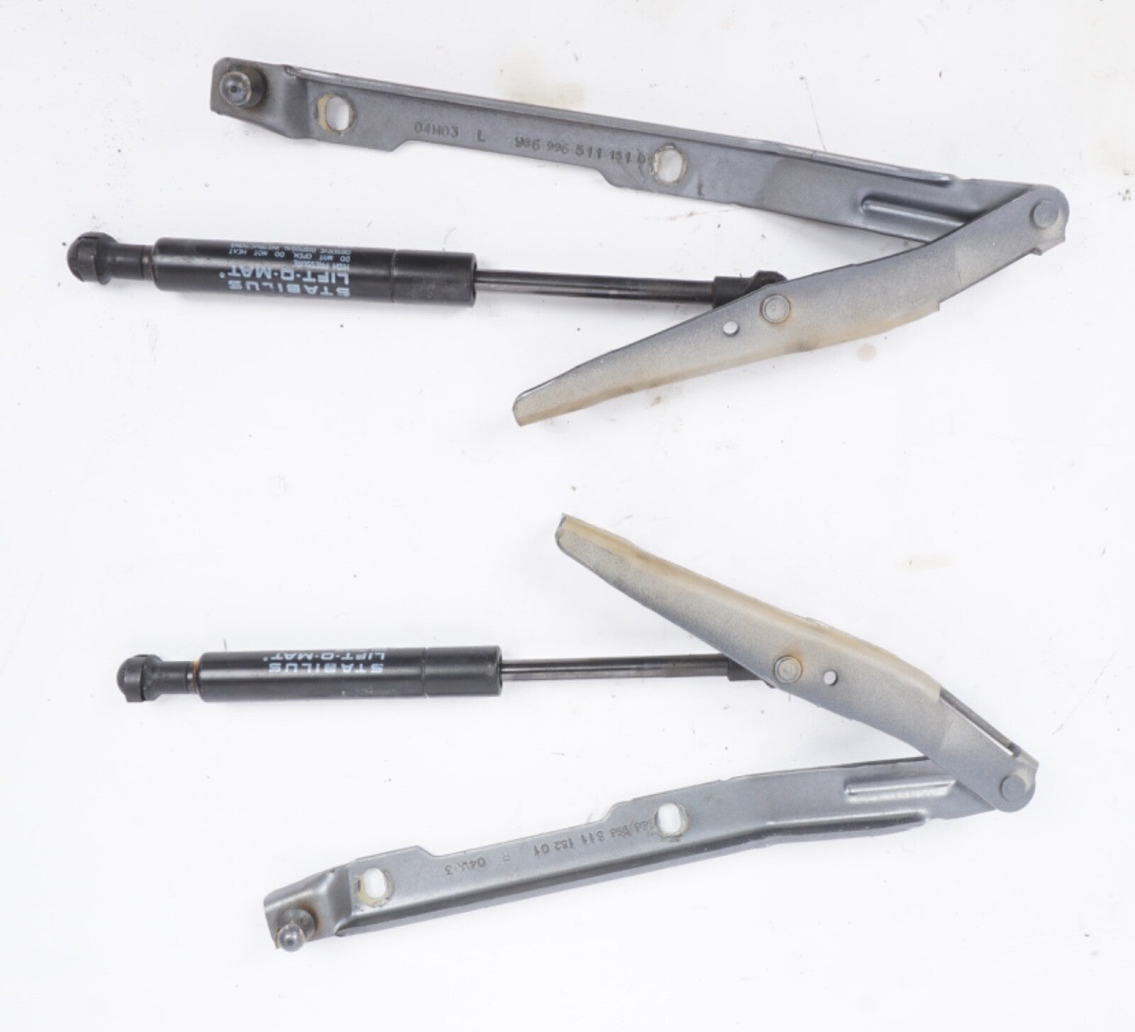 1997-2004 Porsche 911 996 Boxster 986 Hood Hinge Left Right Pair