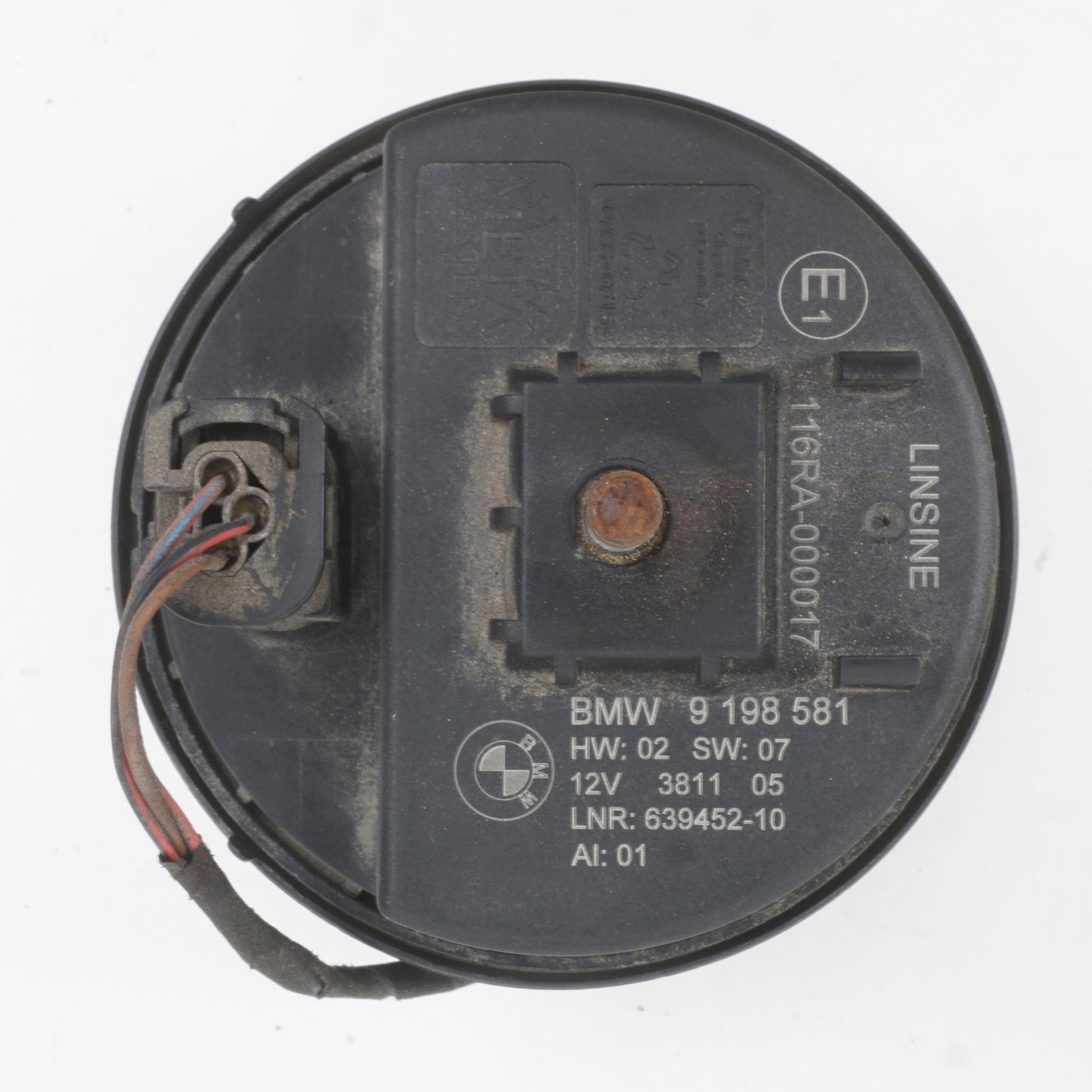 2009 - 2015 BMW 750Li 750i 650i F01 F02 Anti Theft Alarm Horn Siren 9198581 OEM