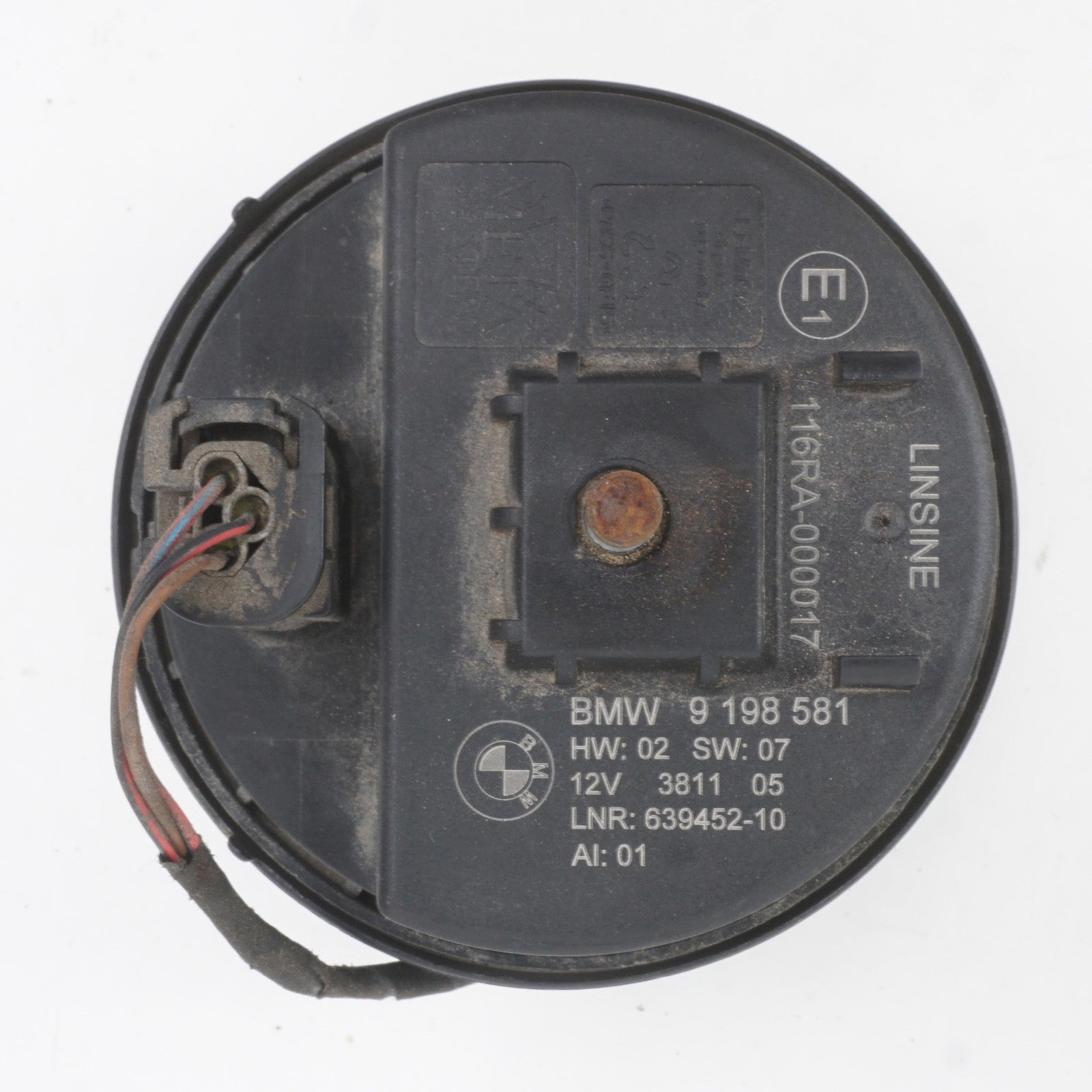 2009 - 2015 BMW 750Li 750i 650i F01 F02 Anti Theft Alarm Horn Siren 9198581 OEM