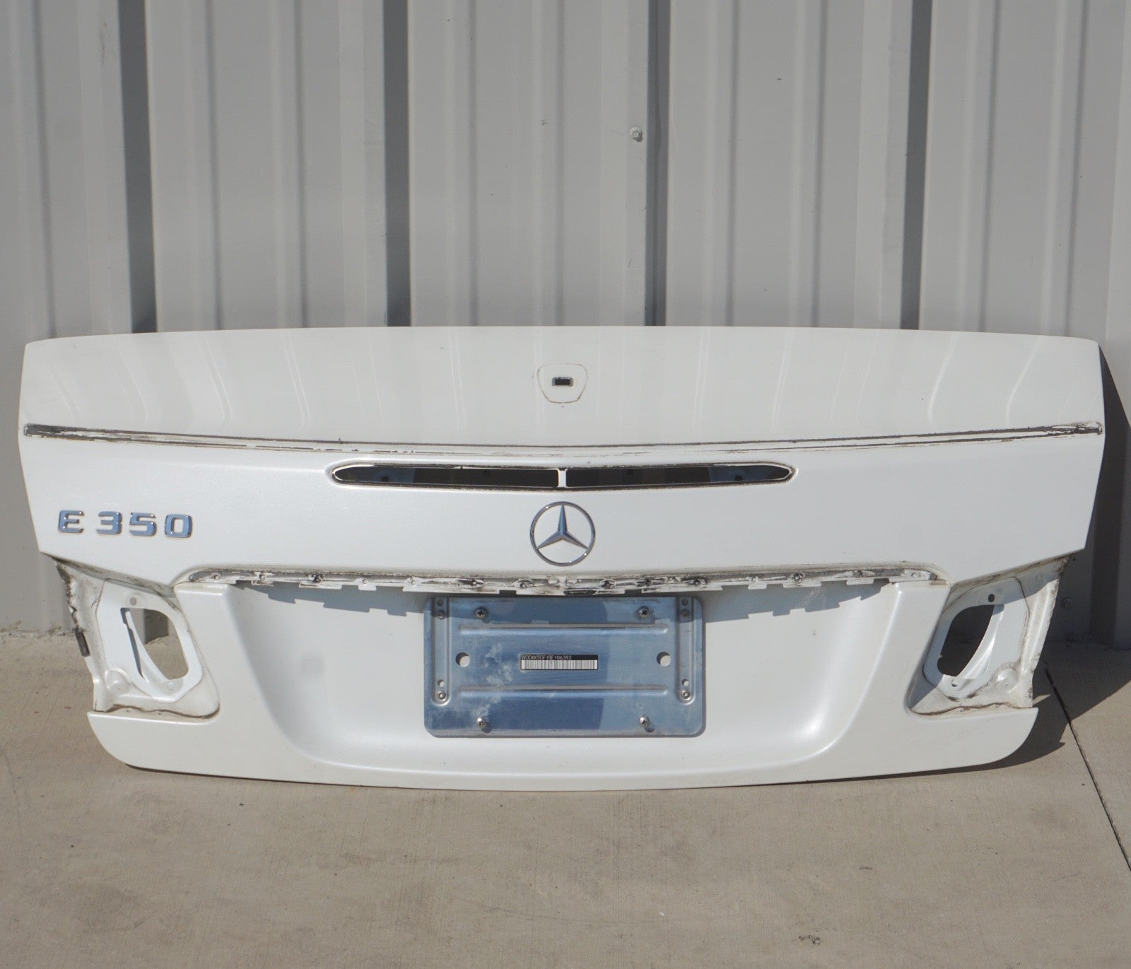 2011 - 2017 Mercedes W207 E550 E400 E350 Convertible Trunk Lid Panel OEM