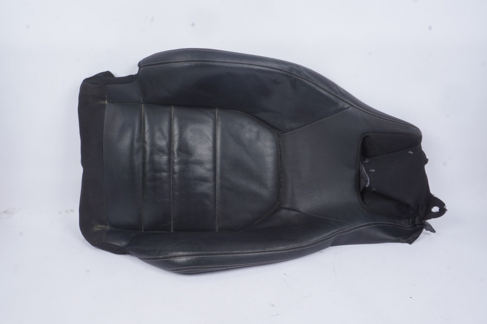 2010-14 MERCEDES E350 W212 COUPE FRONT LEFT DRIVER UPPER SEAT COVER BLACK