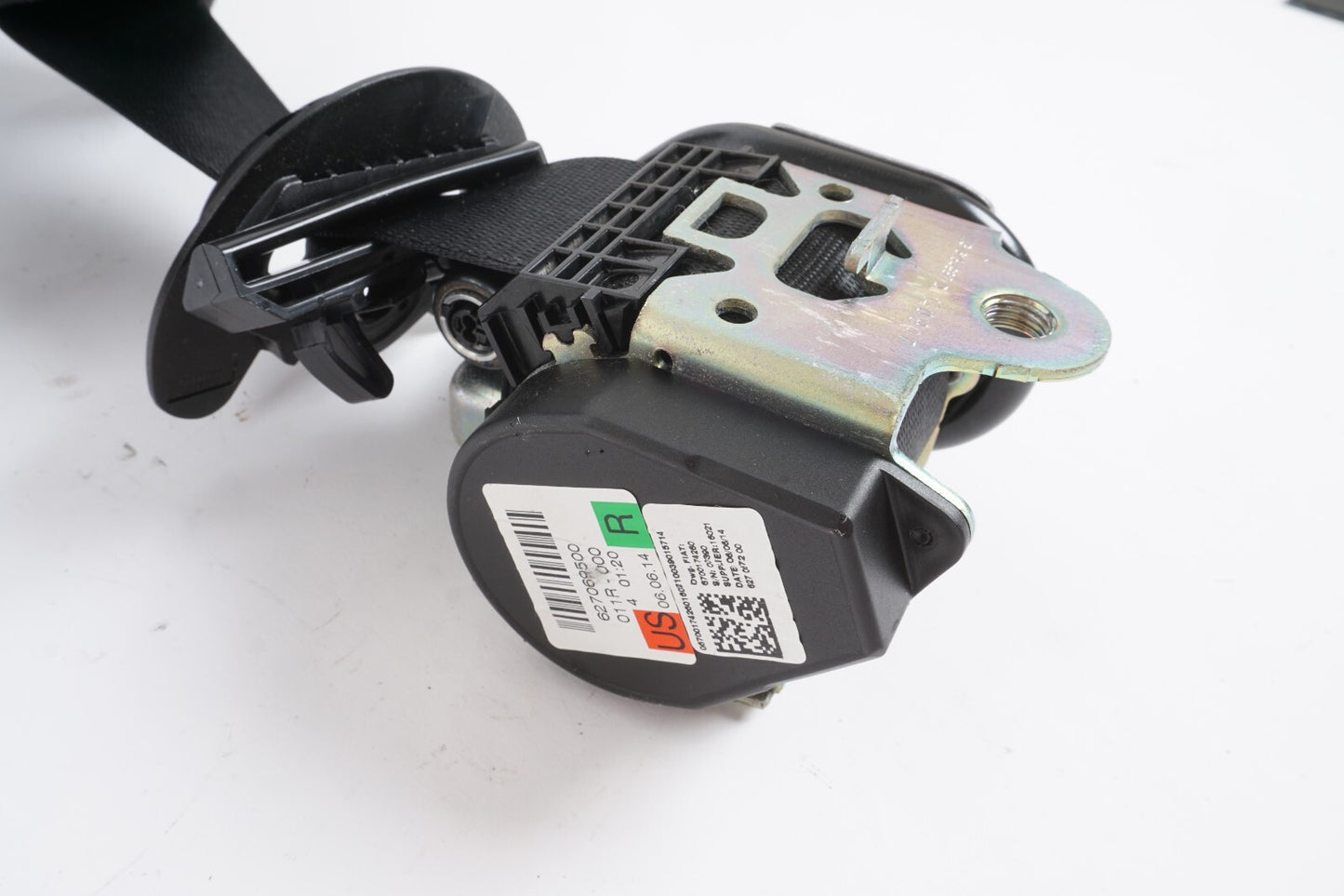 2014-2019 MASERATI GHIBLI FRONT RIGHT PASSENGER SEAT BELT RETRACTOR ASSY OEM