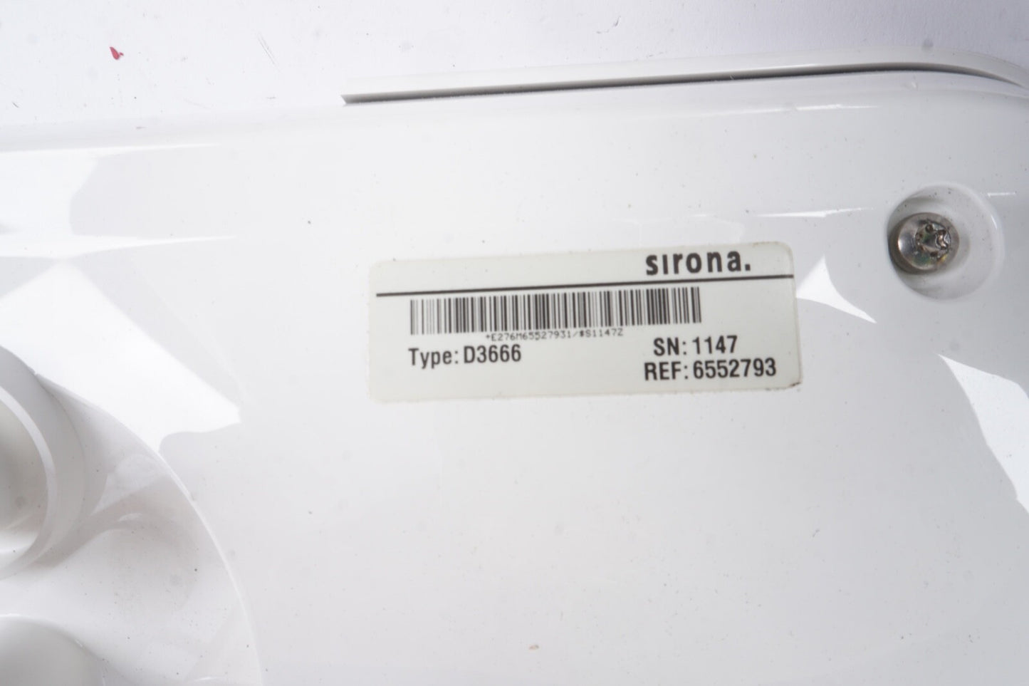 Sirona Dentsply Chair Tray D3666 REF: 6552793