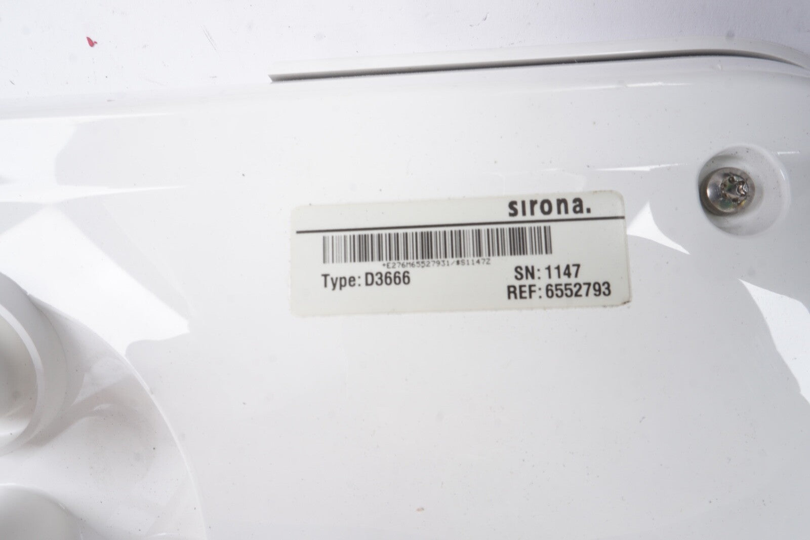 Sirona Dentsply Chair Tray D3666 REF: 6552793