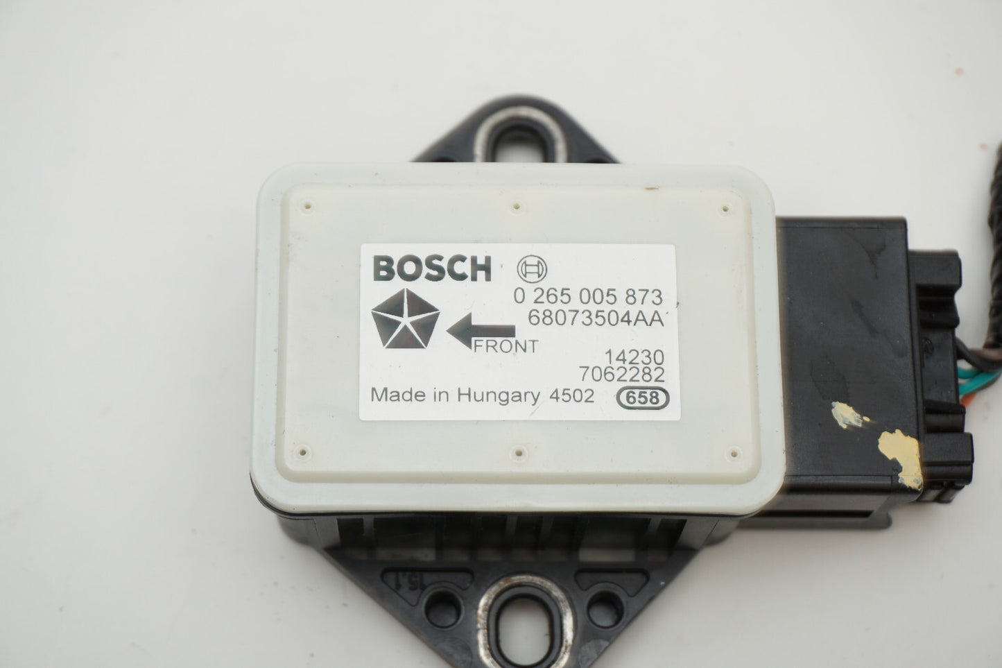 2012 - 2017 FIAT 500 YAW TURN RATE SENSOR MODULE UNIT BOSCH 68073504AA OEM