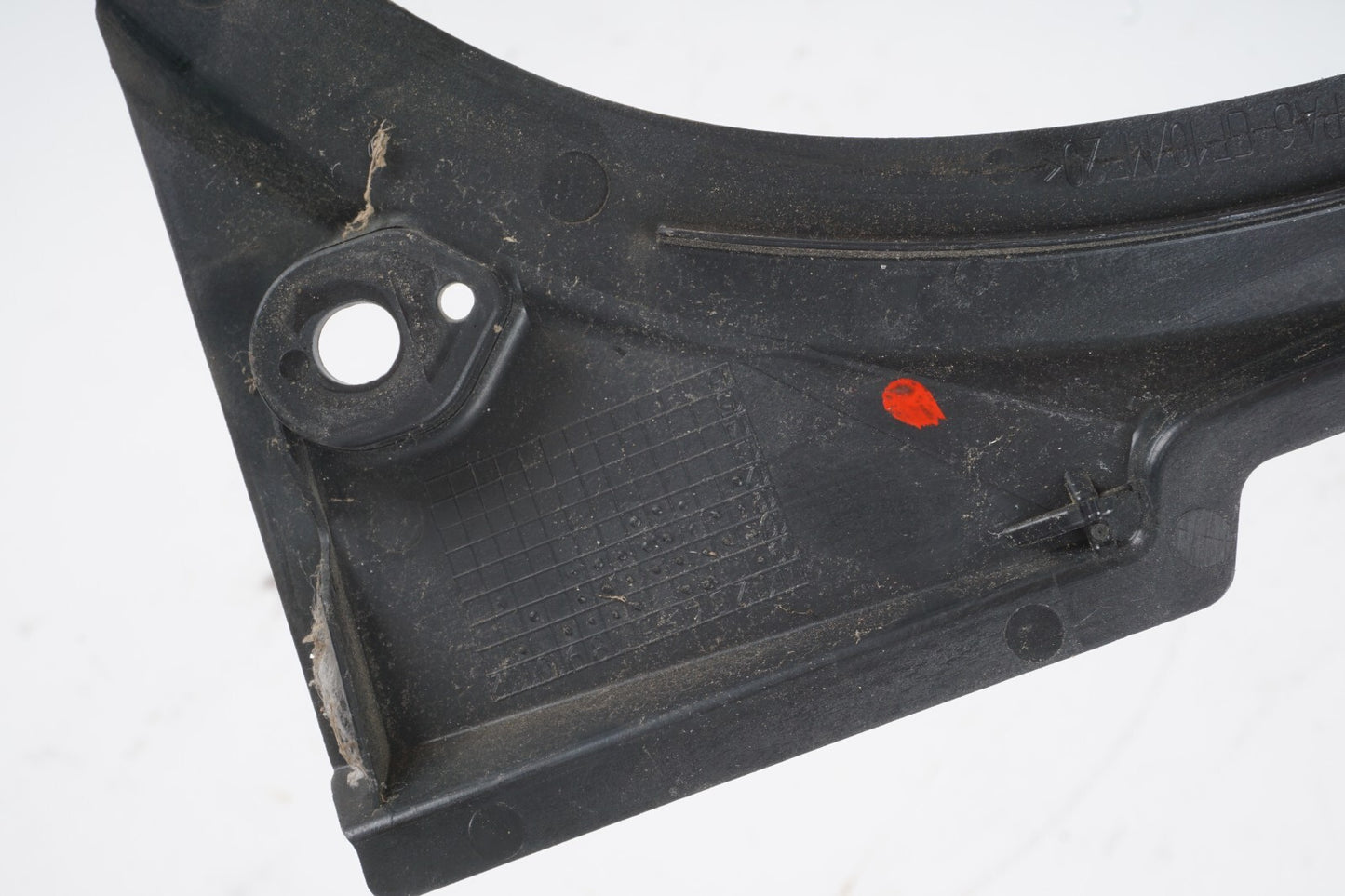 11-17 AUDI A8 A8L S8 HOOD LEFT DRIVER SIDE COWL EXTENSION TRIM COVER OEM
