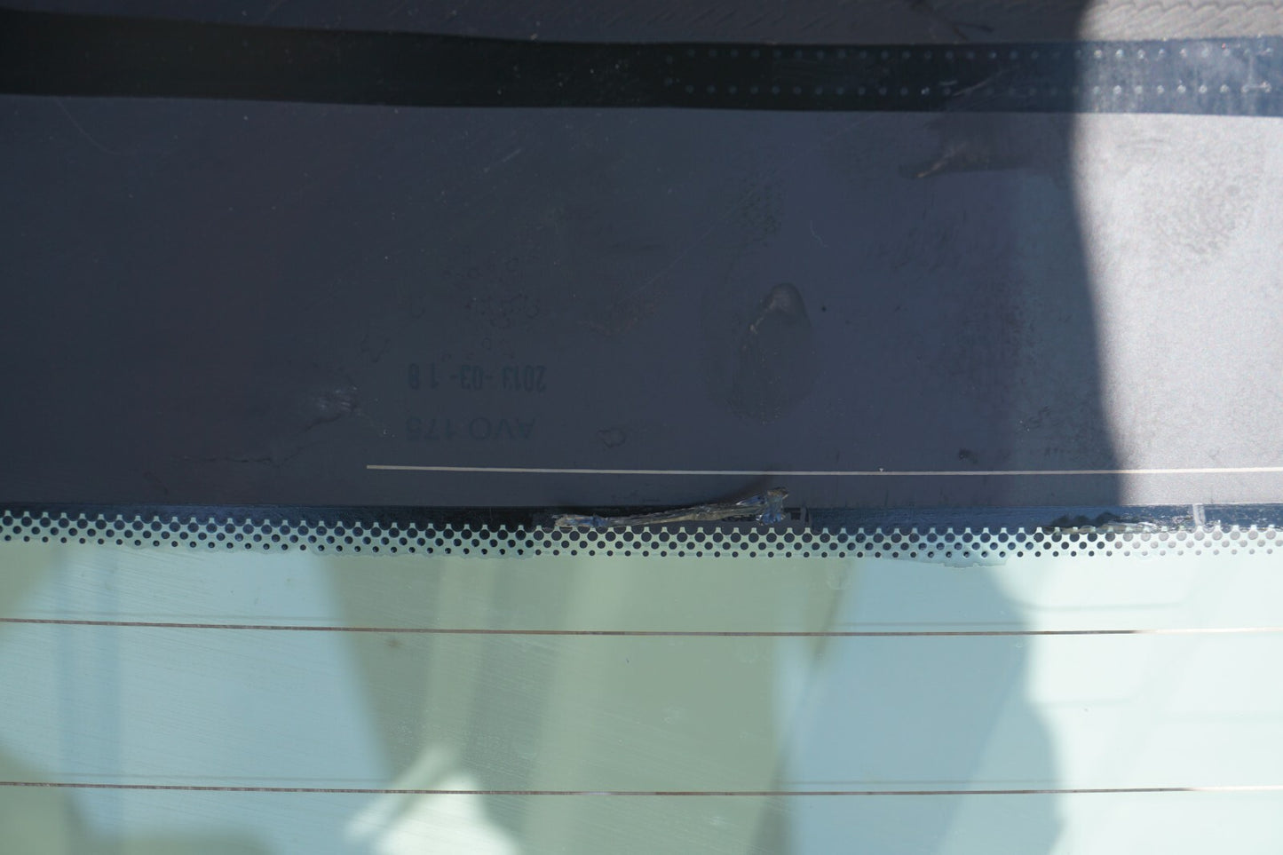 08-14 Mercedes W204 C250 C300 C350 Rear Windshield Window Glass OEM
