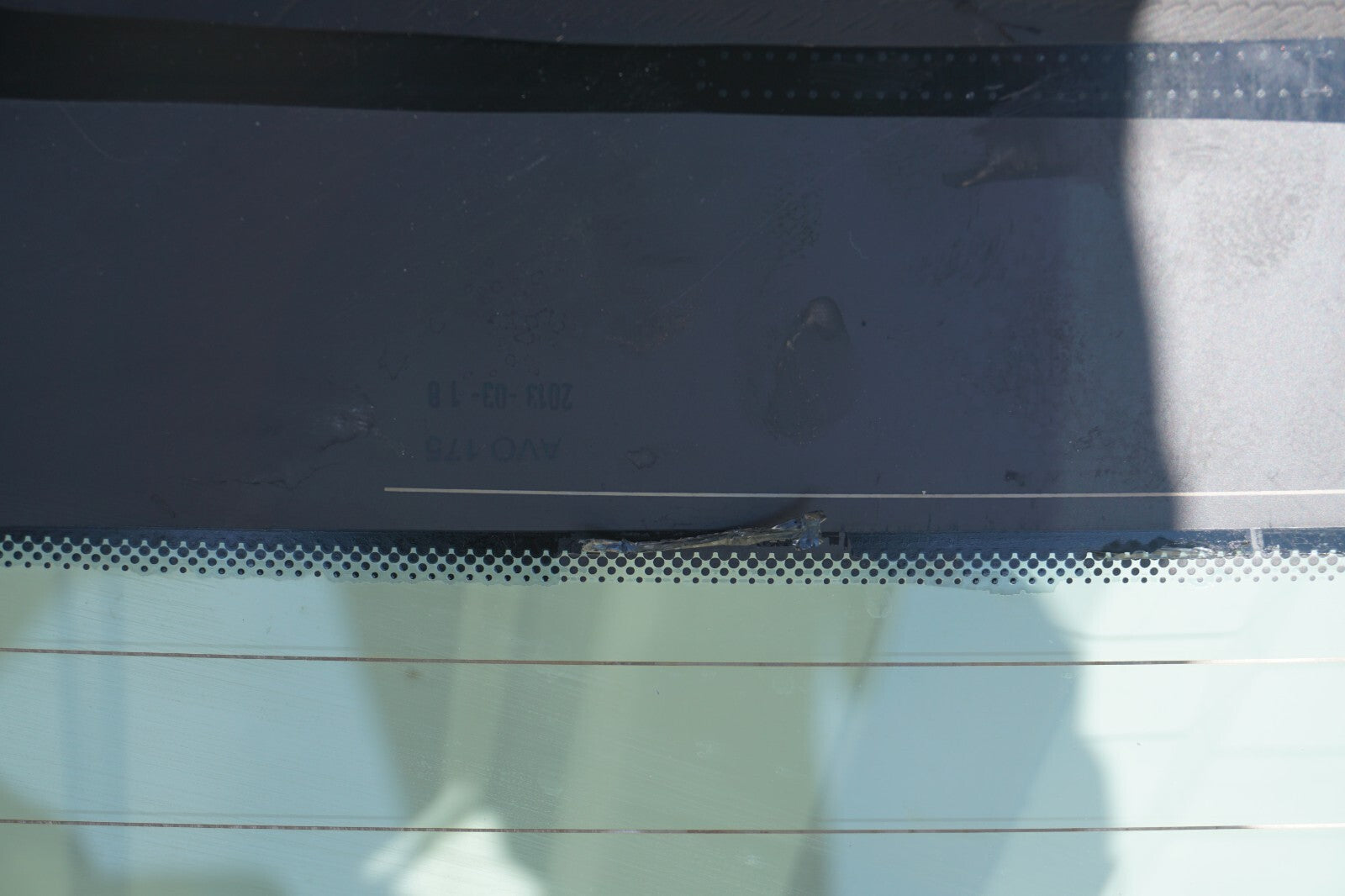 08-14 Mercedes W204 C250 C300 C350 Rear Windshield Window Glass OEM