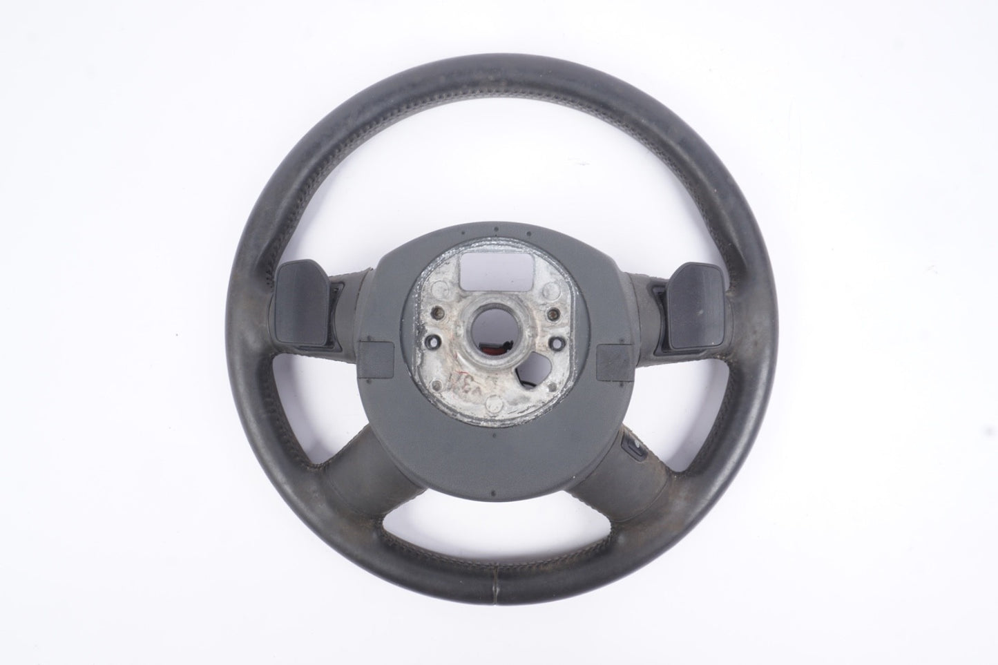 2006 - 2010 Audi A8l A8 D3 Steering Wheel Leather W Multifunction Switch Oem