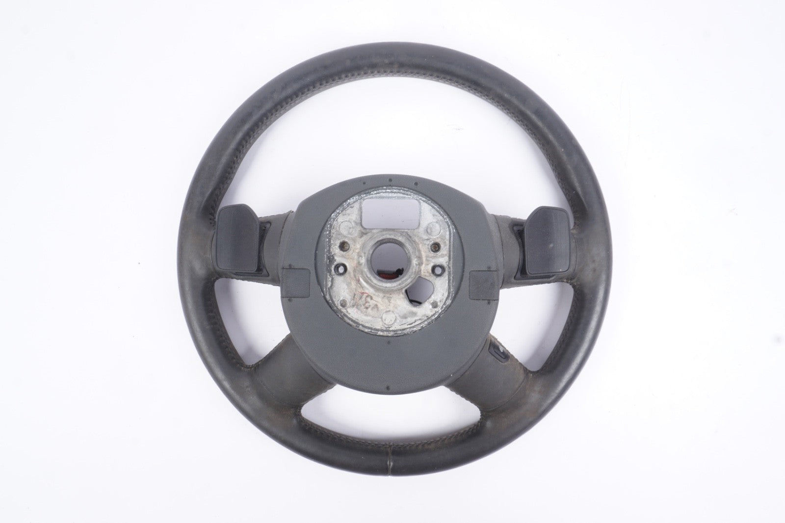 2006 - 2010 Audi A8l A8 D3 Steering Wheel Leather W Multifunction Switch Oem