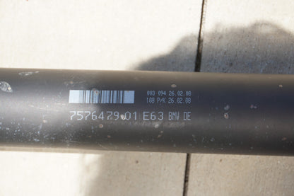 06-10 BMW E64 650i 4.8l AT Rear Driveshaft 7576479 OEM