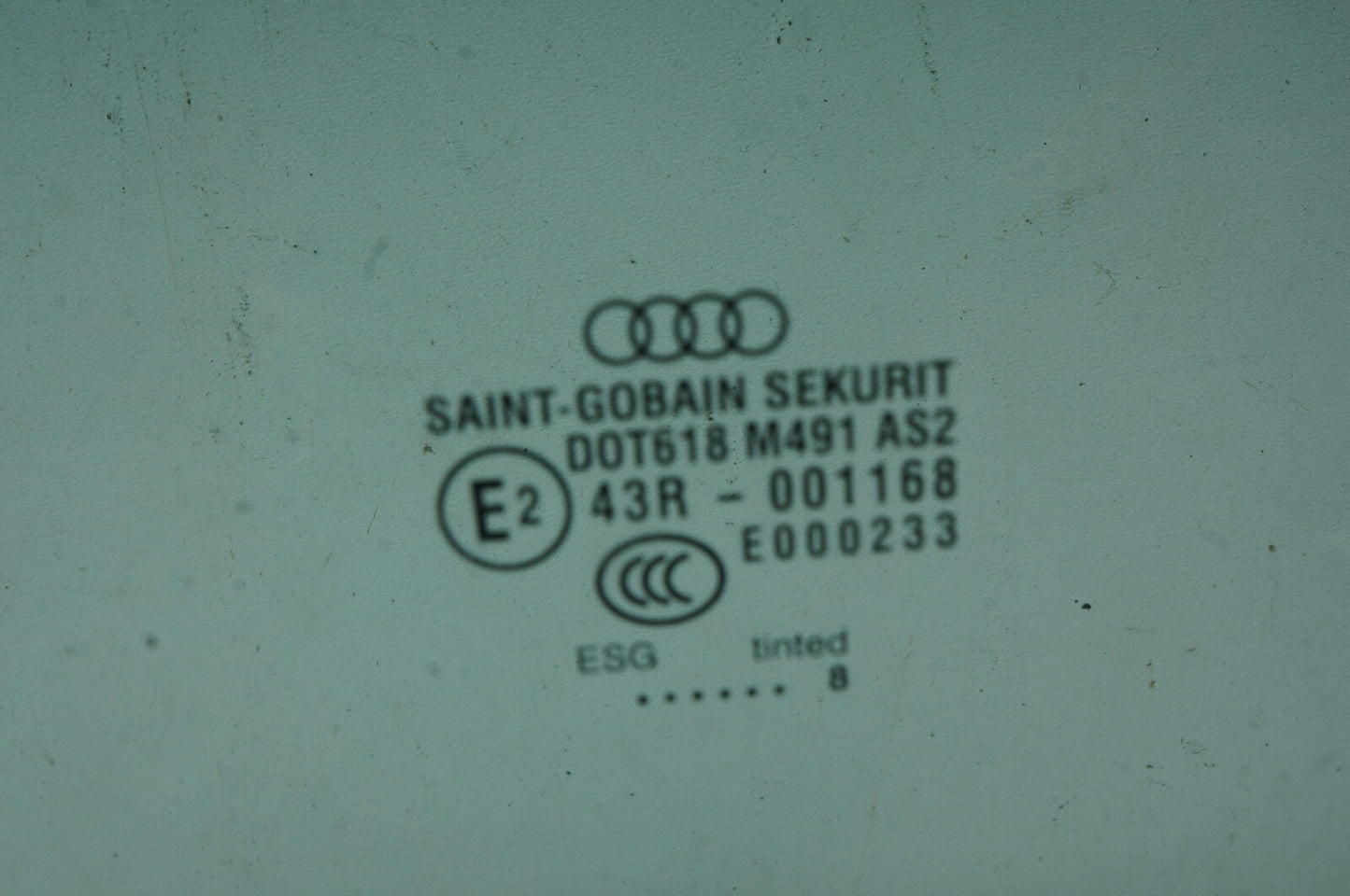 2004-2010 Audi A8 D3 Window Glass Long Base Front Left Driver Door Factory OEM