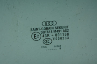 2004-2010 Audi A8 D3 Window Glass Long Base Front Left Driver Door Factory OEM