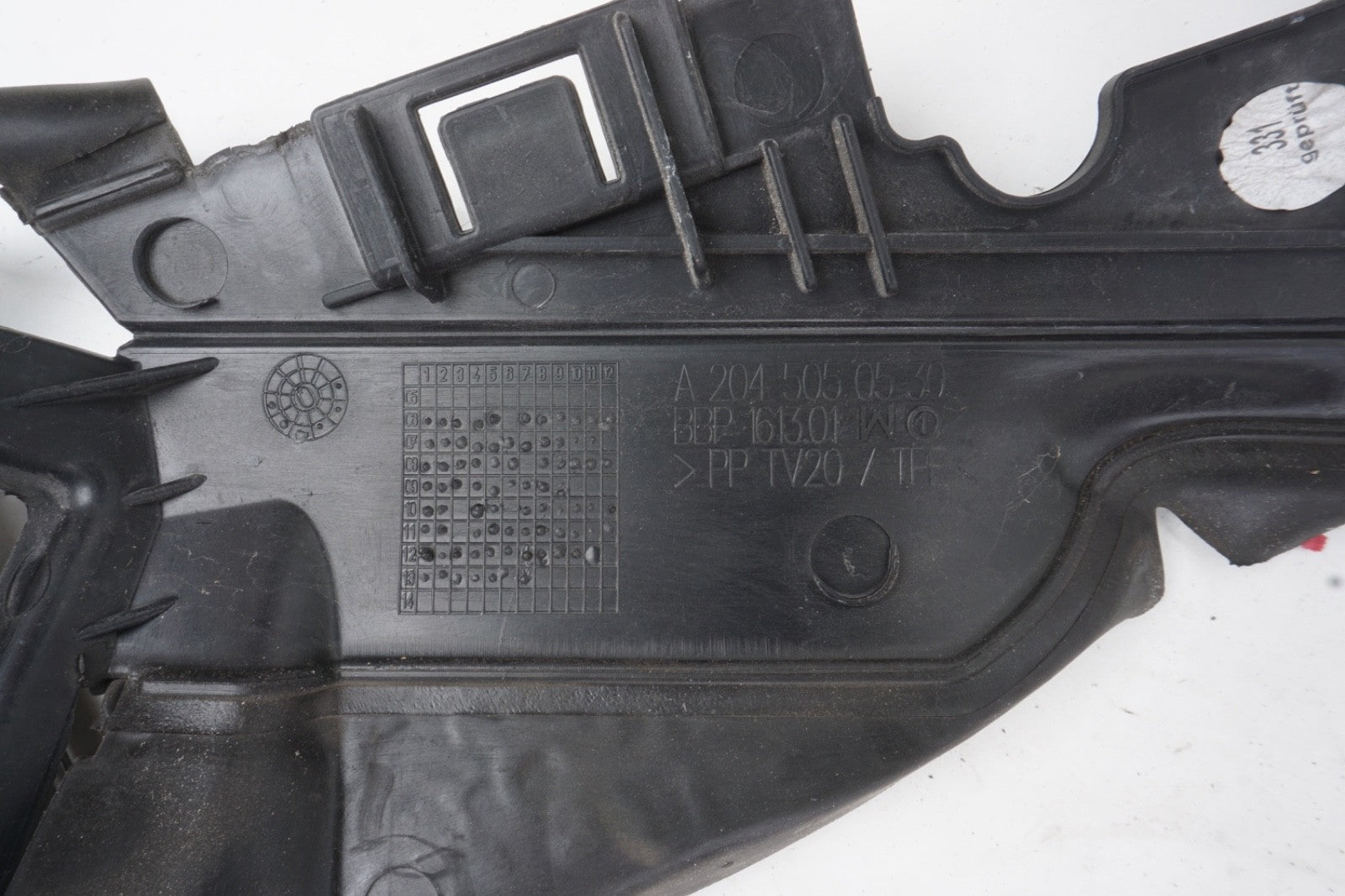 2008 - 20 14 Mercedes C Class Radiator Fan Shroud Upper Air Baffle