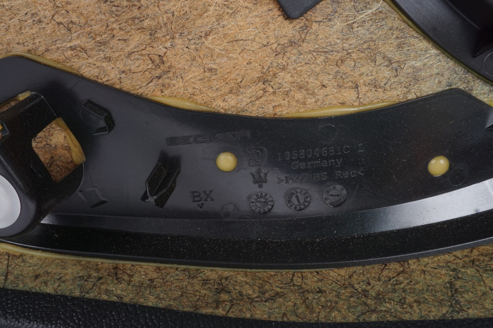 2014 - 2024 MASERATI GHIBLI REAR LEFT SIDE DOOR TRIM COVER PANEL OEM BLACK
