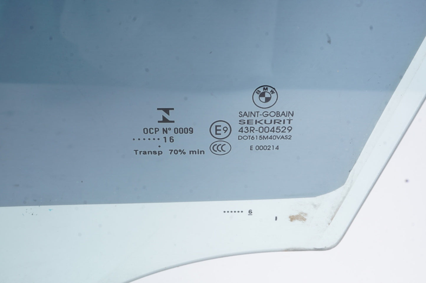 2011 - 2017 BMW X3 F25 FRONT LEFT DRIVER SIDE DOOR WINDOW GLASS OEM