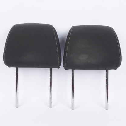 2015-2018 Ford Focus Front Seat Leather Head Rest Set of 2 Black 2016 2017