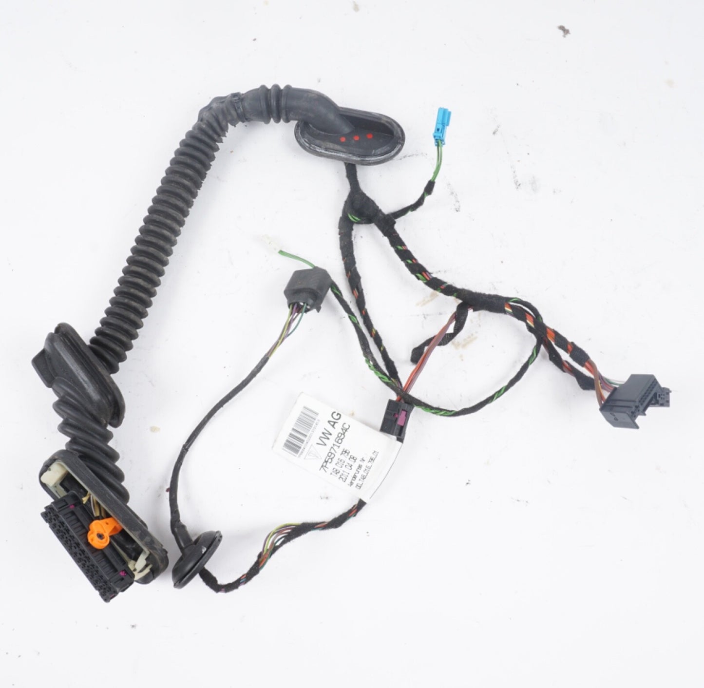 2011 - 2014 PORSCHE CAYENNE REAR LEFT SIDE DOOR WIRE WIRING HARNESS OEM