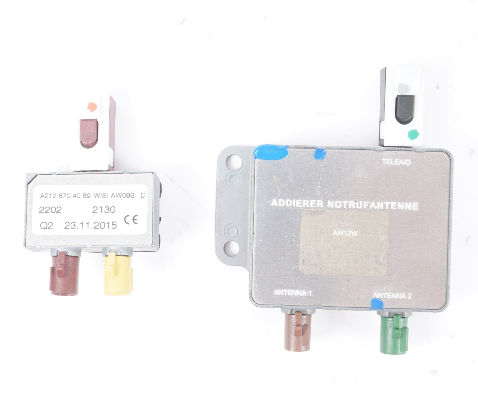 14-17 Mercedes W222 S550 Antenna Amplifier AMP Splitter Module SET OEM
