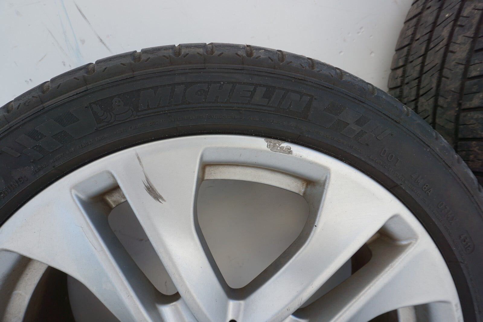 08-14 Mercedes C250 C300 C350 W204 ALLOY WHEEL RIM & TIRE R17 SET OF 4 OEM