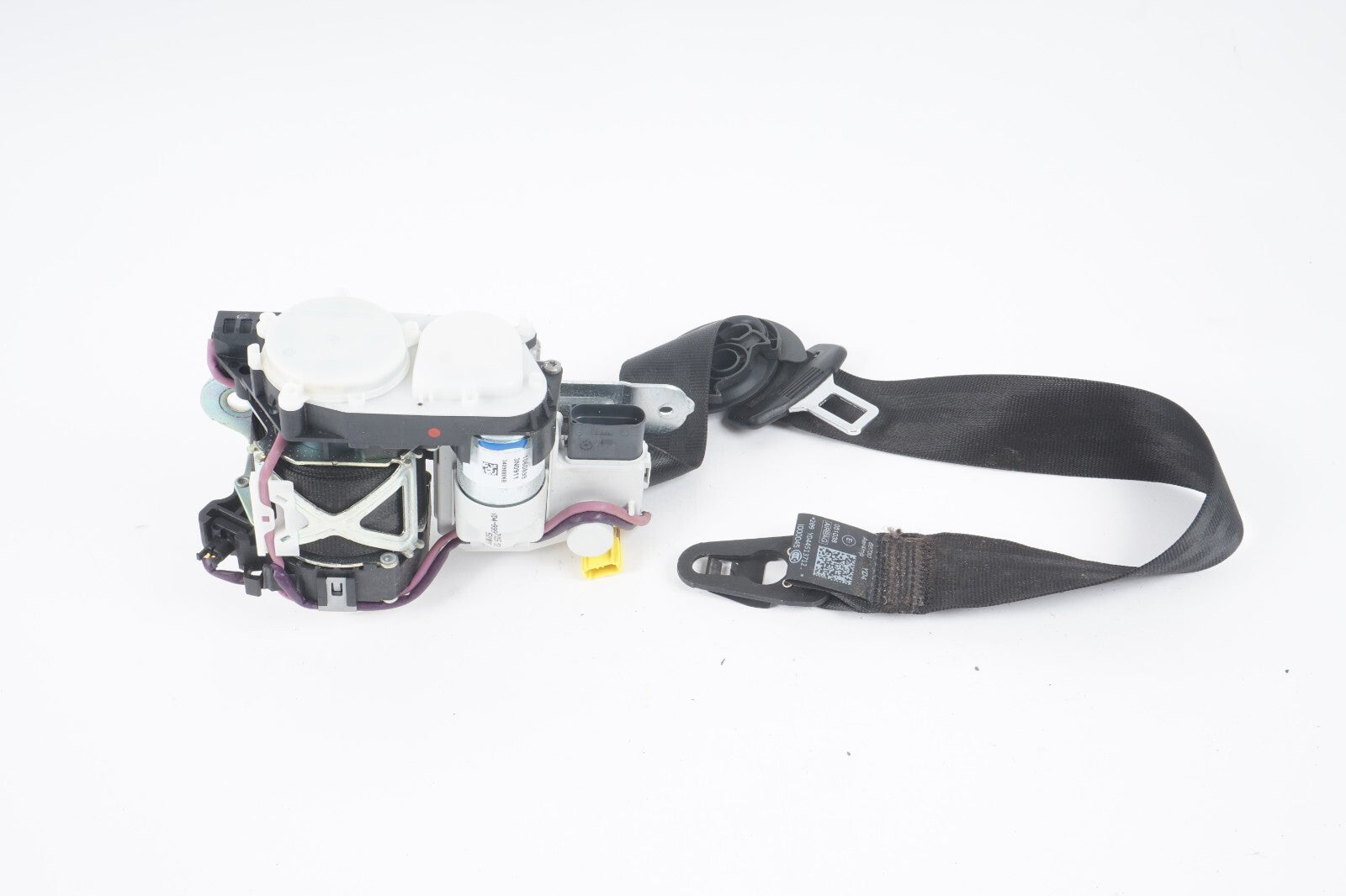 11-17 AUDI A8 A8L FRONT LEFT DRIVER SEAT BELT RETRACTOR OEM