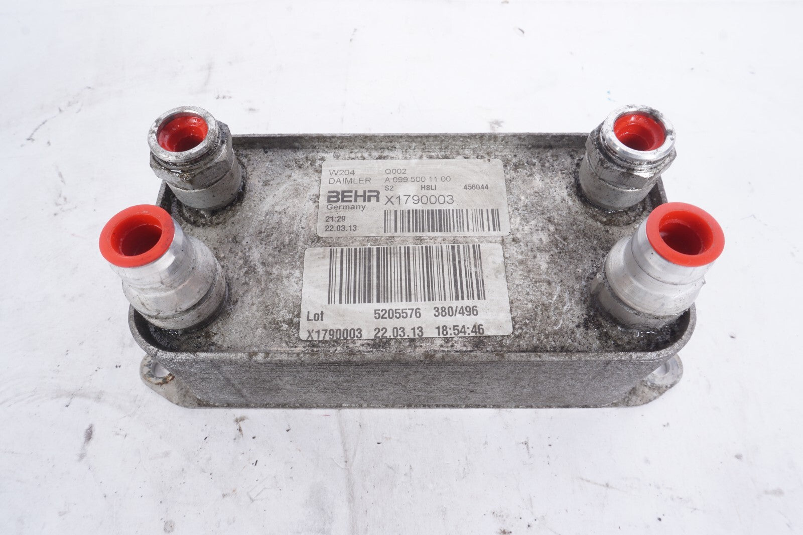 12-15 Mercedes W204 C250 SLK250 Transmission Oil Cooler A0995001100 OEM