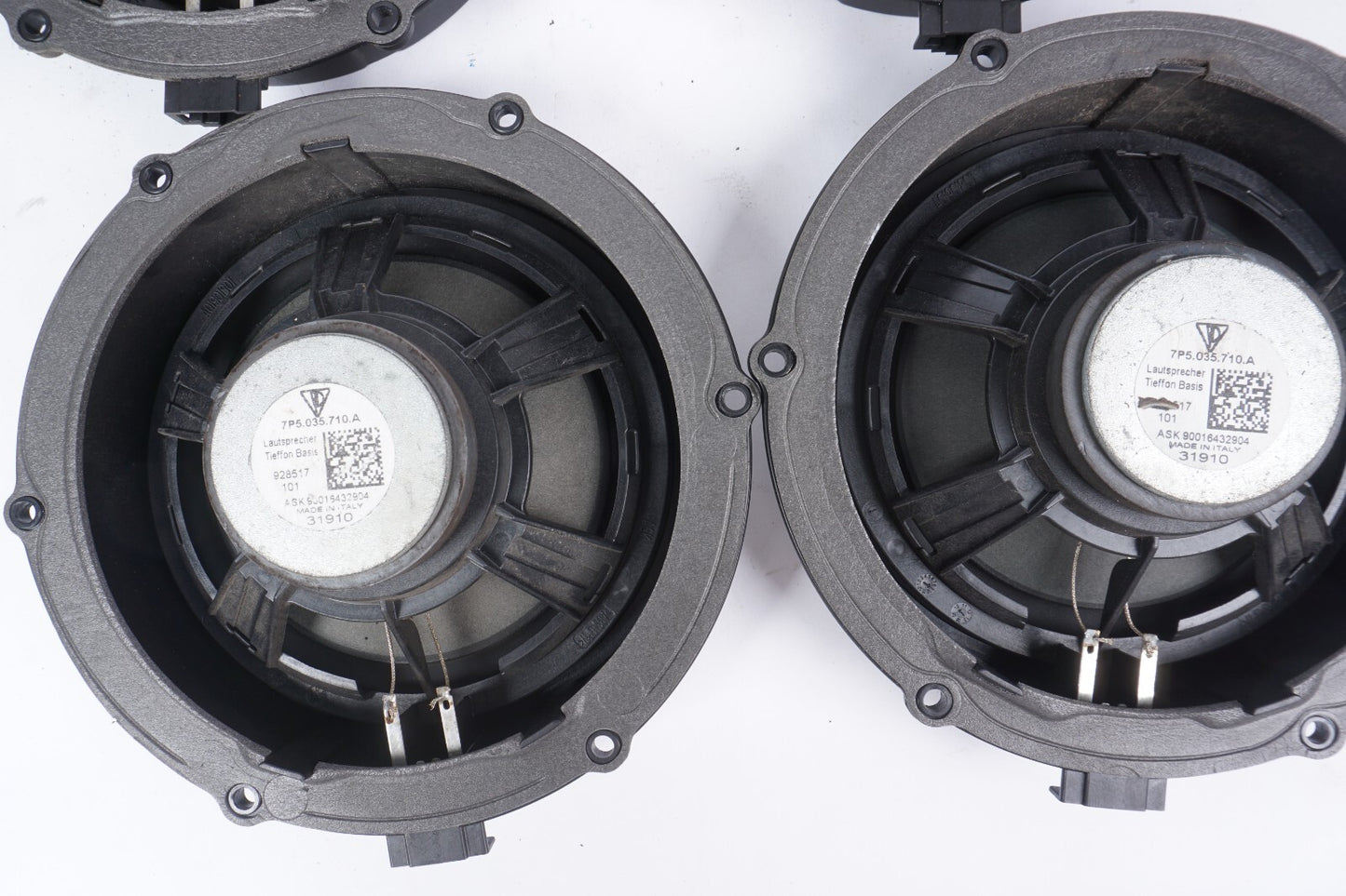 11-18 Porsche Cayenne 958 Door Audio Speaker Set Of 4 OEM