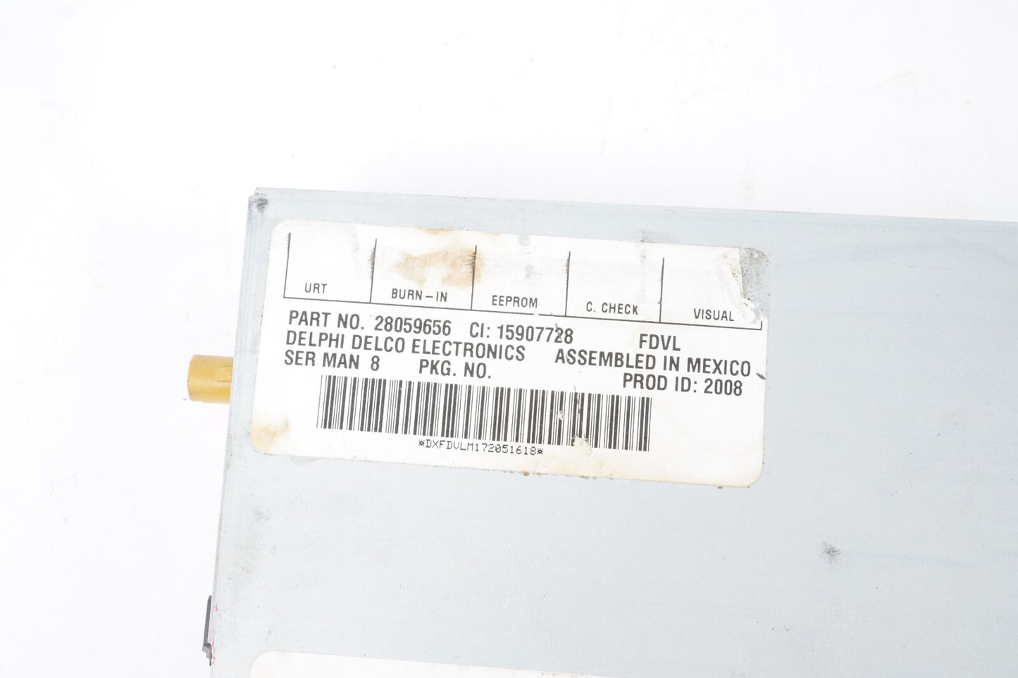 2007 - 2009 Chevy Suburban XM Satellite Radio Receiver 28059656 OEM