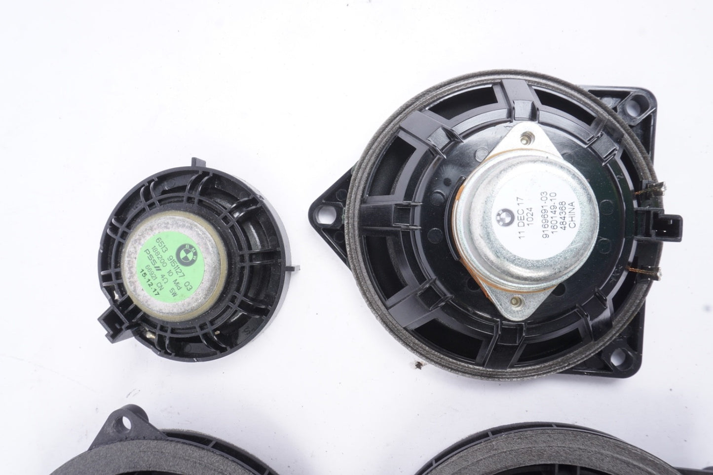 2018 - 2022 BMW X2 F39 REAR & FRONT DOOR MID RANGE SPEAKER OEM SET