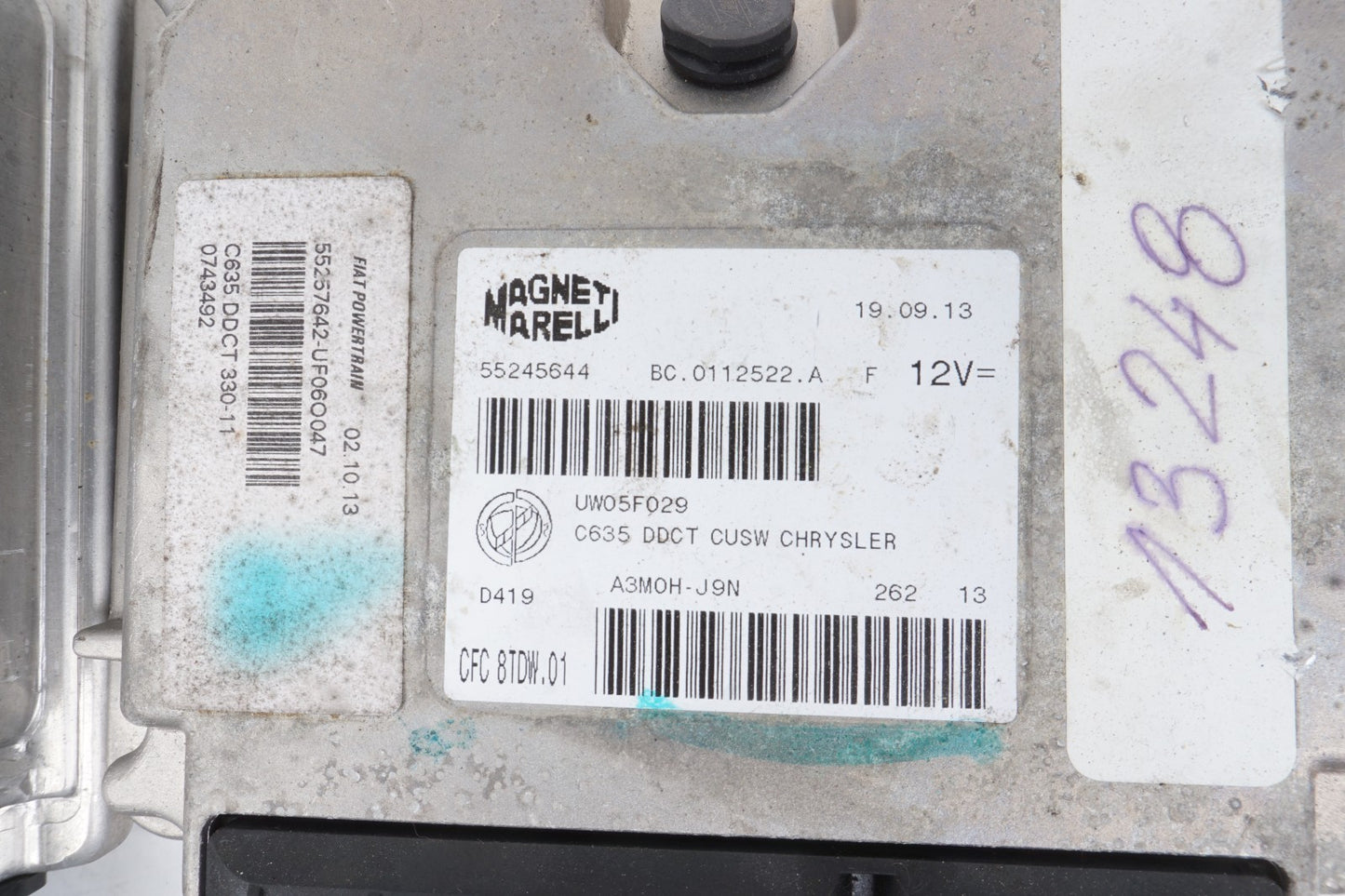 2014 2015 Fiat 500L Ignition Set Key Lock Module OEM