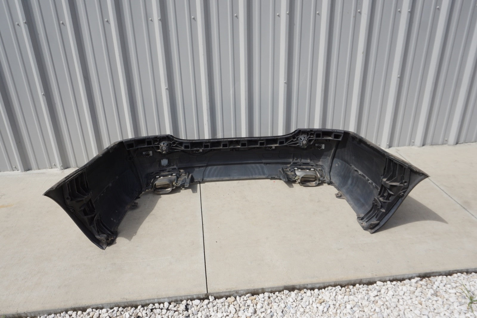 10-13 Mercedes W221 S400 S550 Rear Bumper Cover Assembly Black OEM