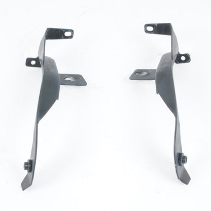 06-10 BMW 650I M6 E64 E63 FRONT LEFT RIGHT SIDE FENDER LOWER BRACKET HOLDER PAIR