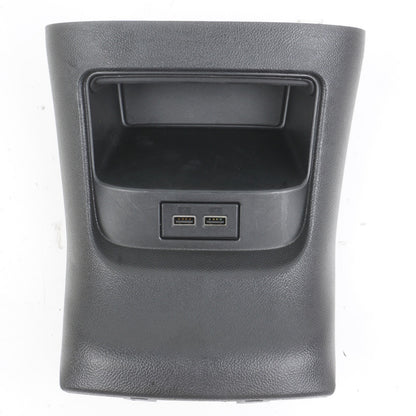 2017-2023 Alfa Romeo Stelvio OEM Center Console Rear Trim Panel USB Charging