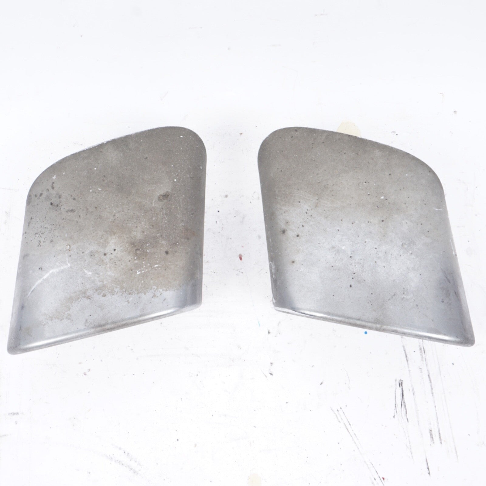 2003-2008 Mercedes R230 SL500 SL600 Rear Exhaust Muffler Tips Ends Set of 2 OEM