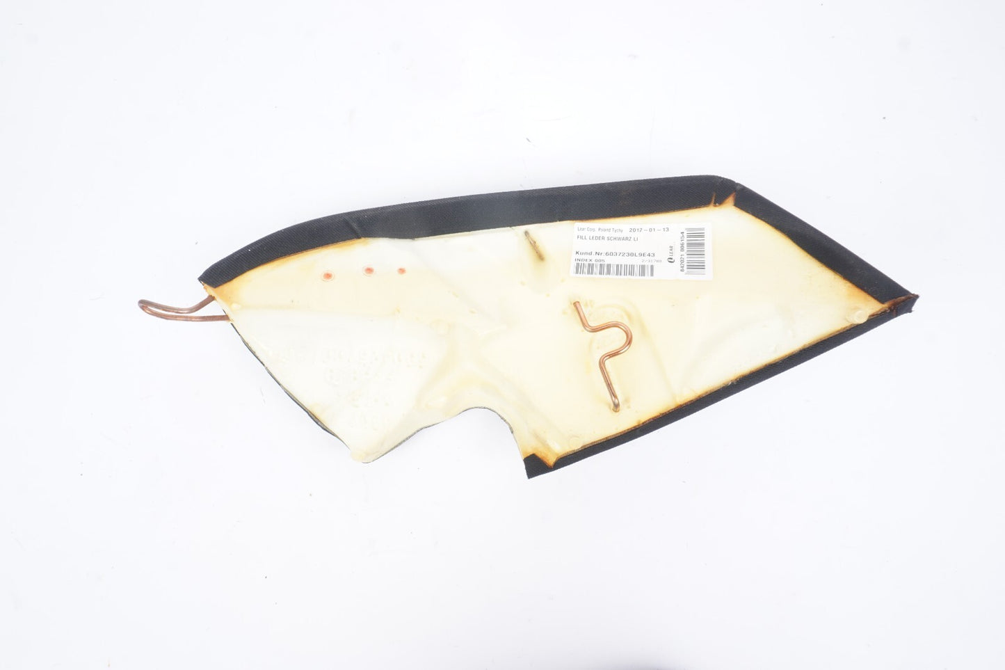 10-17 Mercedes W207 E350 E550 Coupe Rear Left Driver Side Seat Bolster  Trim OEM