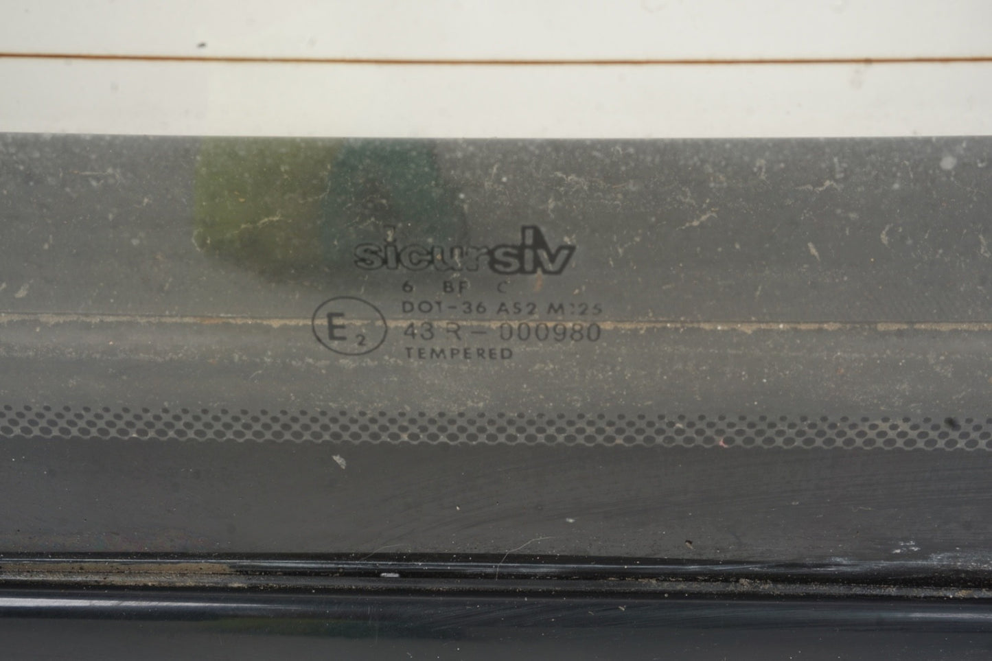 1987 - 1993 Cadillac Allante Convertible Rear Windshield Window Glass
