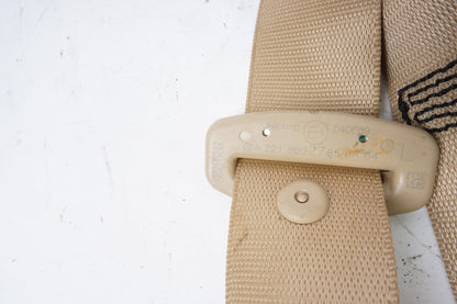 2007 - 2013 Mercedes S550 S600 Rear LEFT Driver Side Seat Belt Beige OEM