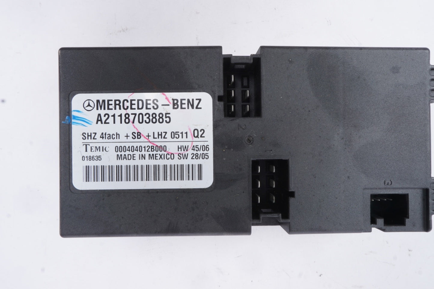 2006 - 2011 MERCEDES W164 ML350 REAR HEATED SEAT CONTROL MODULE UNIT OEM