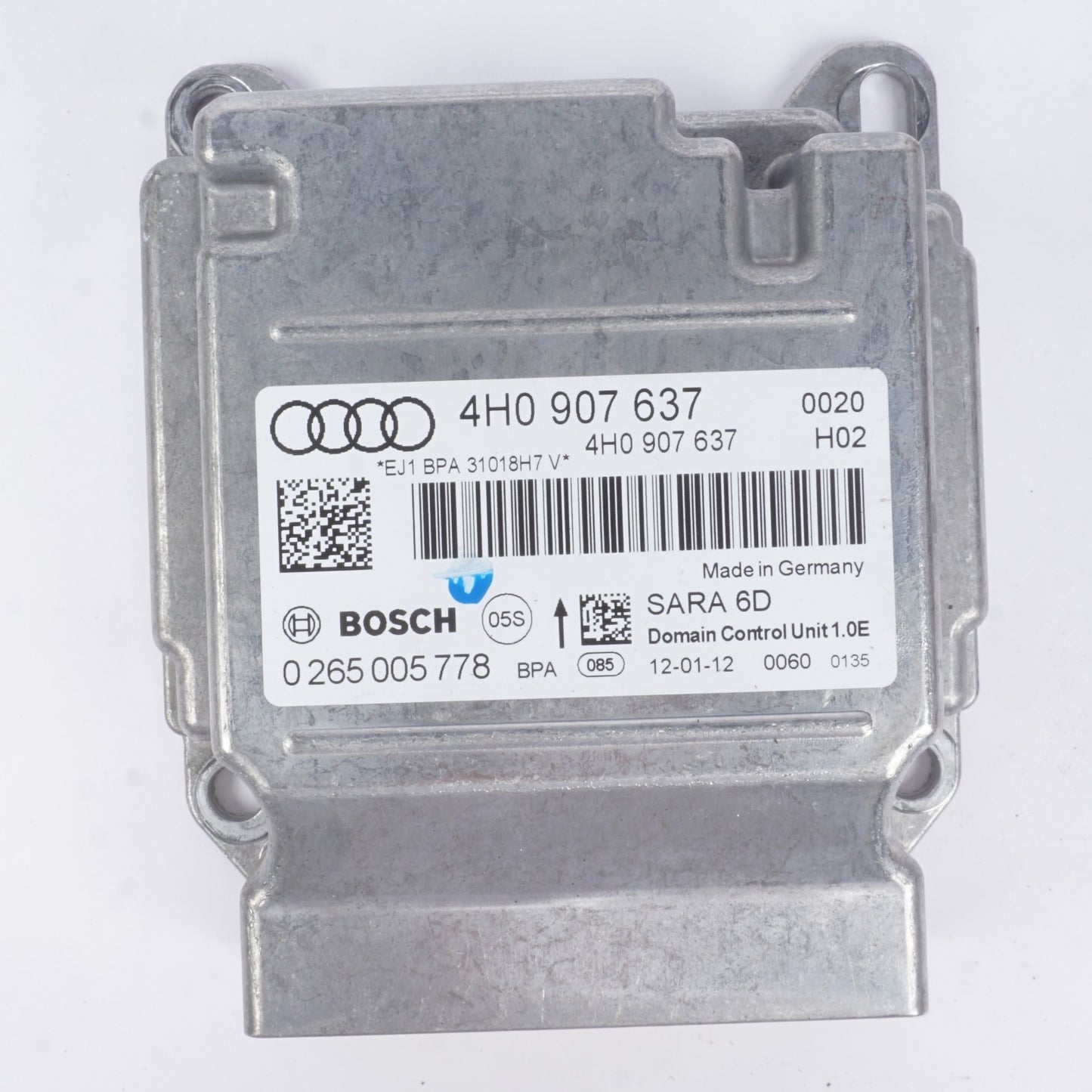2011 - 2018 Audi A8 S8 Yaw Rate Esp Combination Control Module OEM