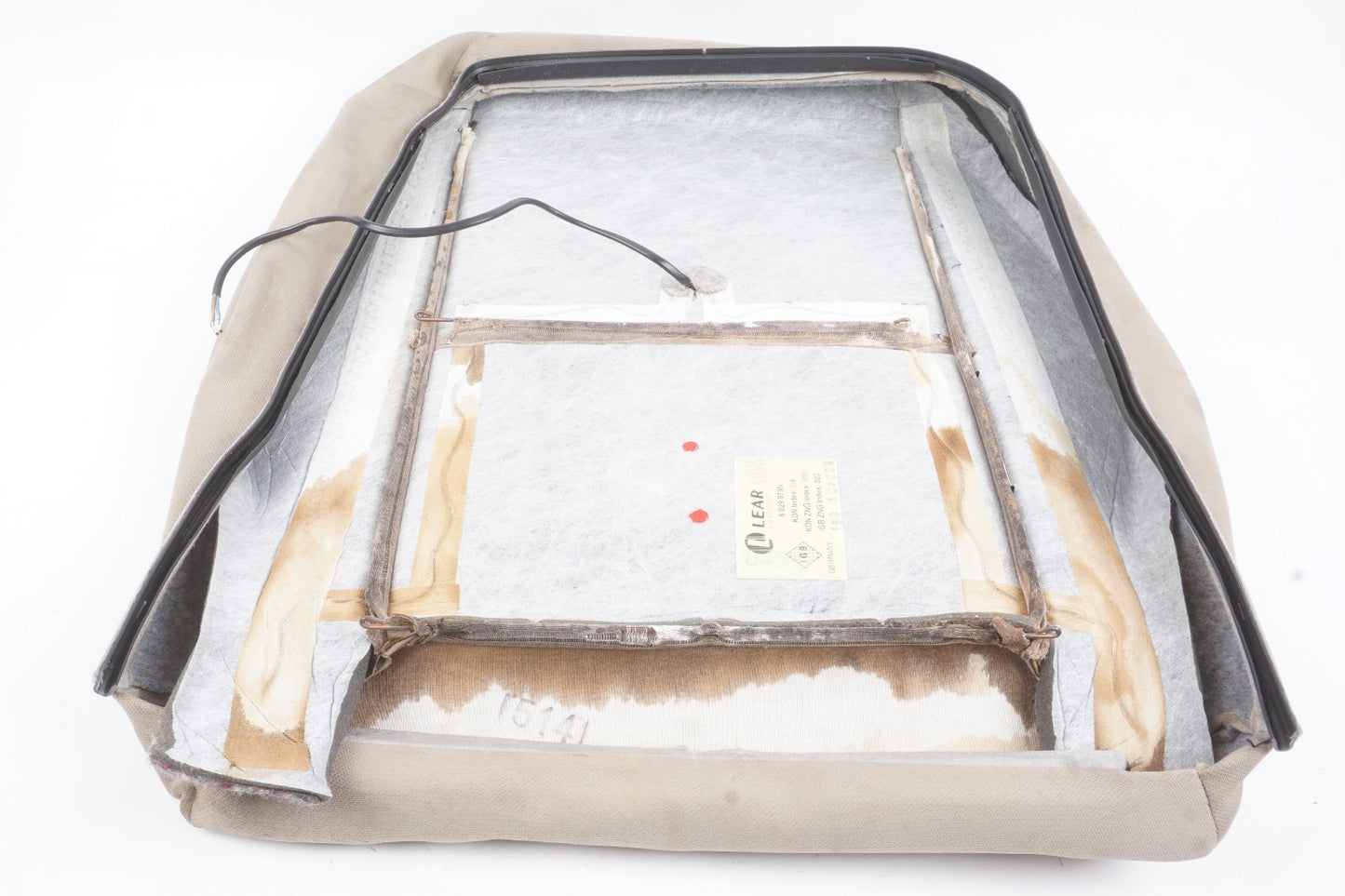 08-11 Mercedes W204 C300 C350 Front Passenger Lower Bottom Seat Cushion CoverOEM