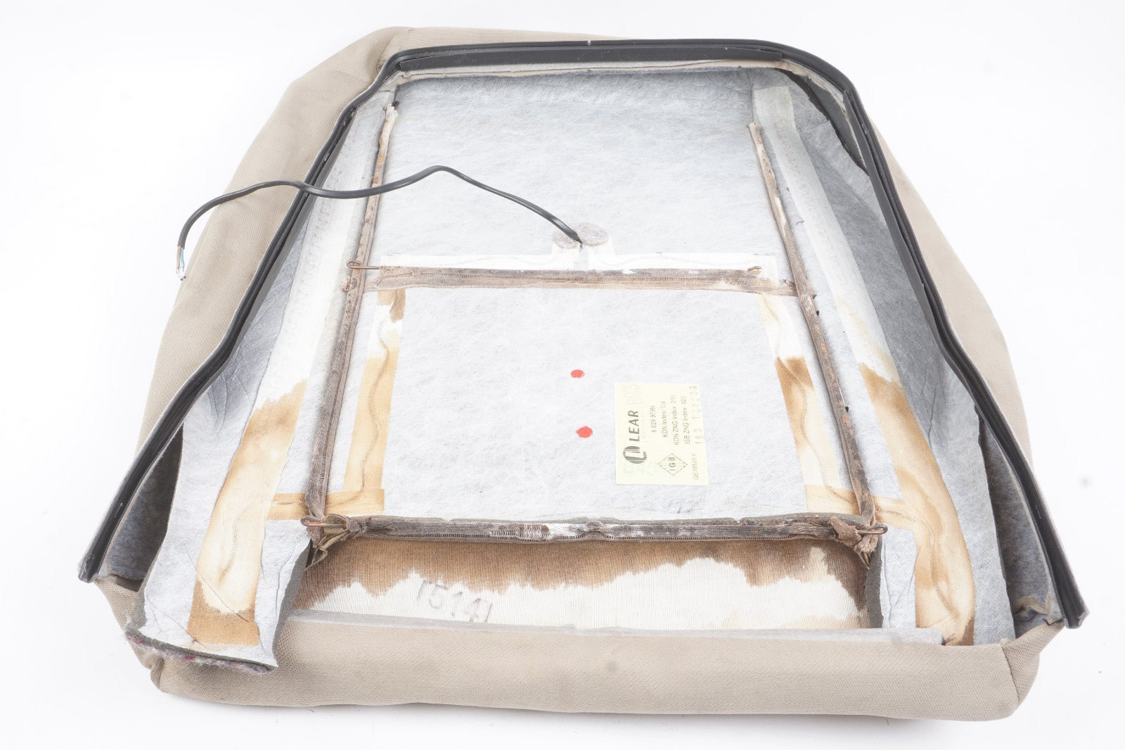 08-11 Mercedes W204 C300 C350 Front Passenger Lower Bottom Seat Cushion CoverOEM
