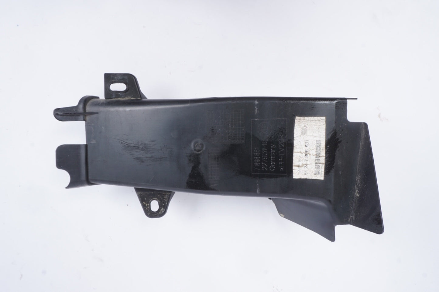 09-12 BMW 750i 750Li F01 Front Left Driver Lower Radiator Air Duct Tube Oem