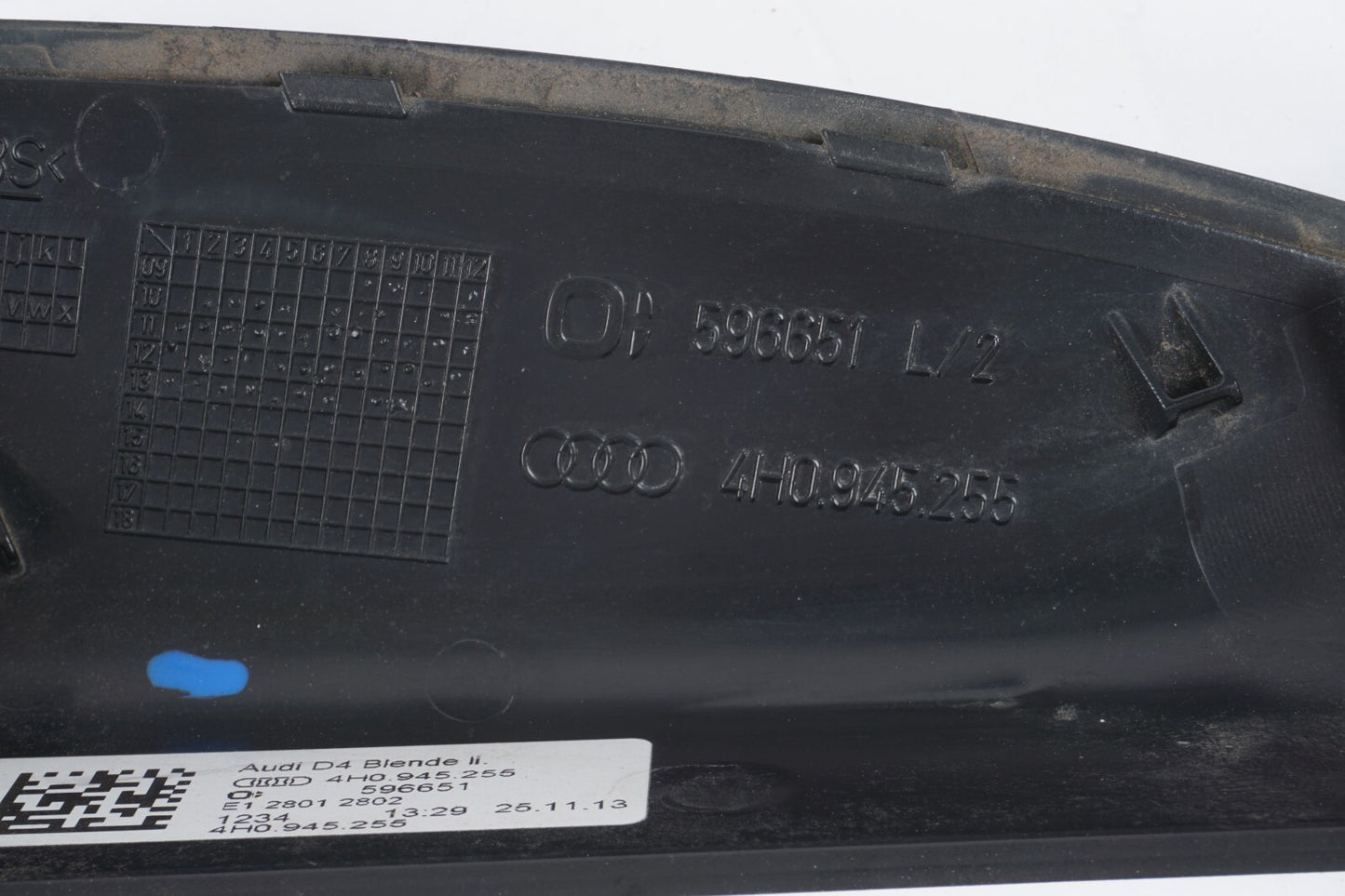 12-14 AUDI A8L A8 TAIL LIGHT INNER TRIM COVER LEFT & RIGHT OEM
