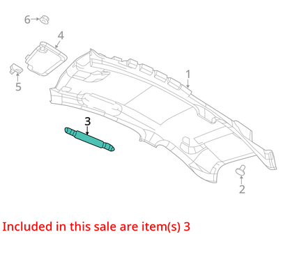 2012-2018 Fiat 500 Electric Roof Grab Handle Roof Trim Handle Beige OEM