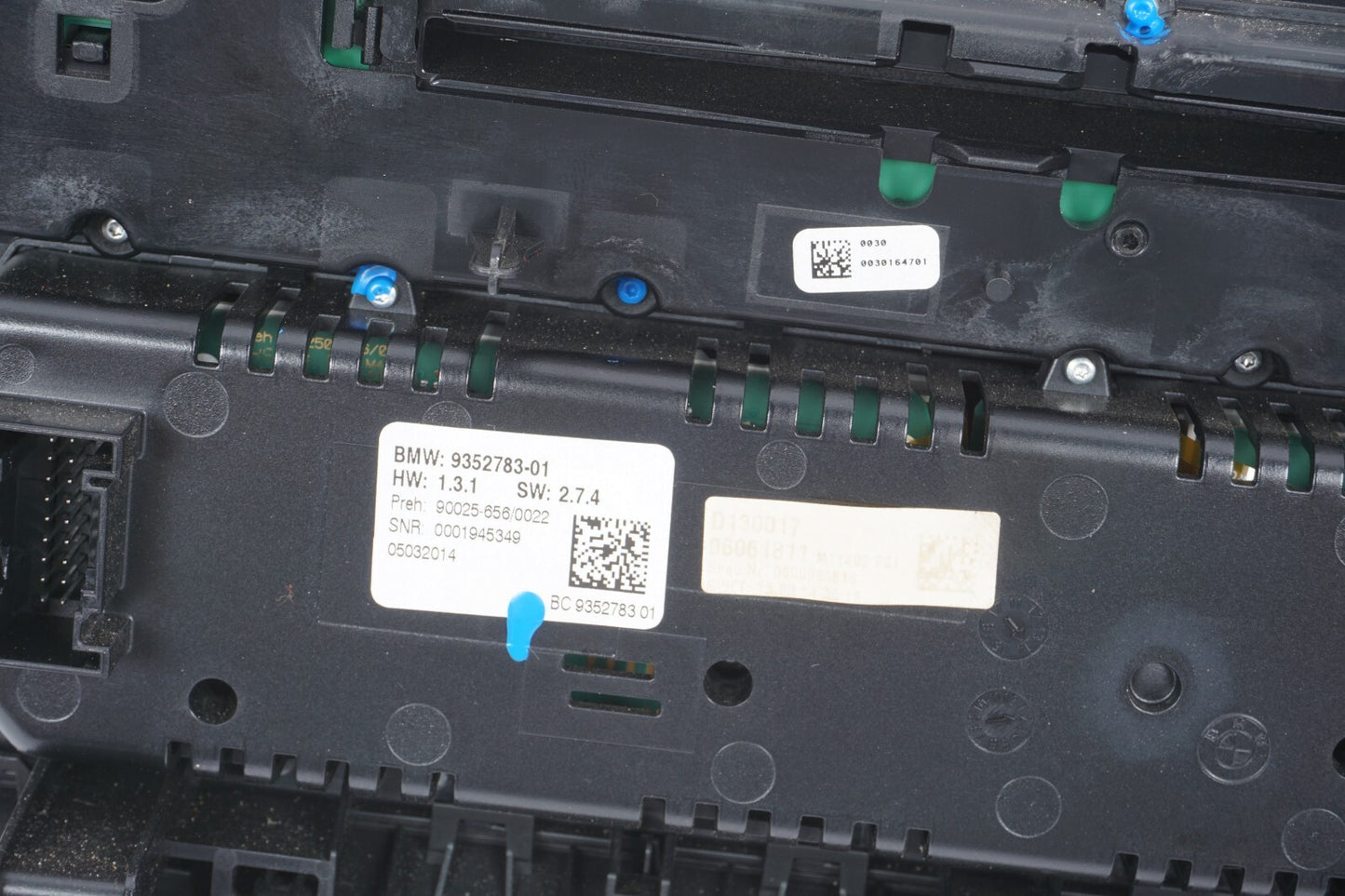 13-18 BMW 650i 640i Heater A/C Temperature Climate Control Switch Front  OEM