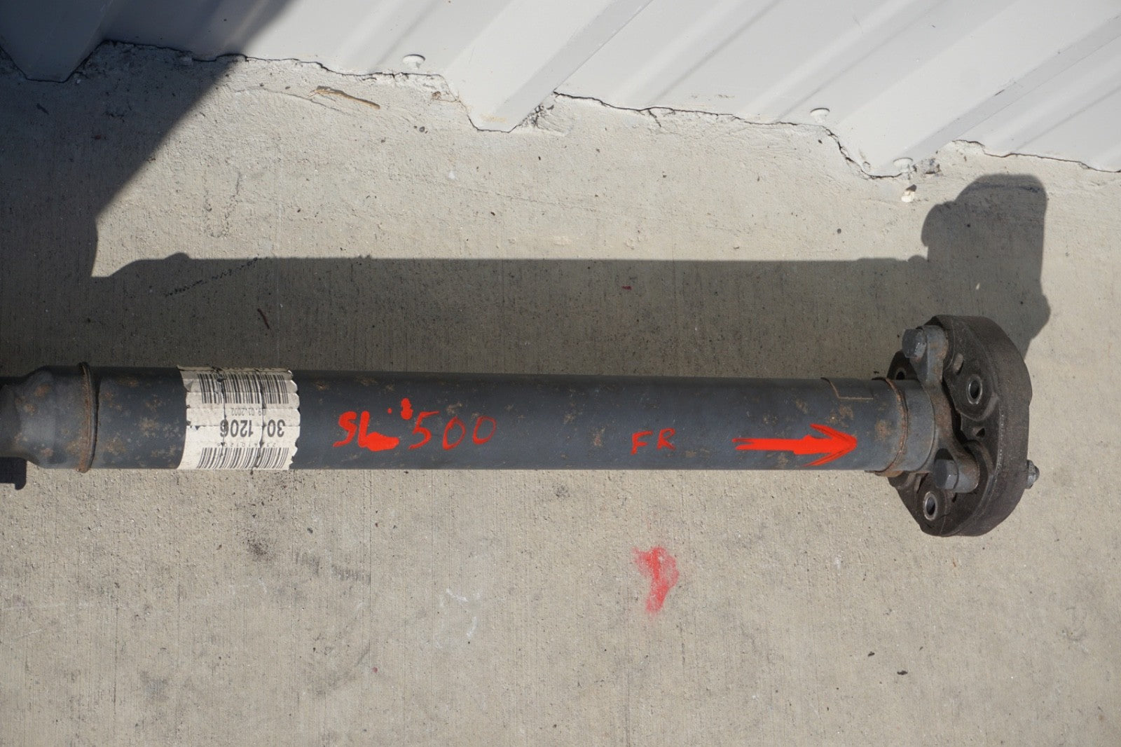 03-06 Mercedes SL500 R230 Drive Shaft Driveshaft Line Propeller 2304101206 Oem
