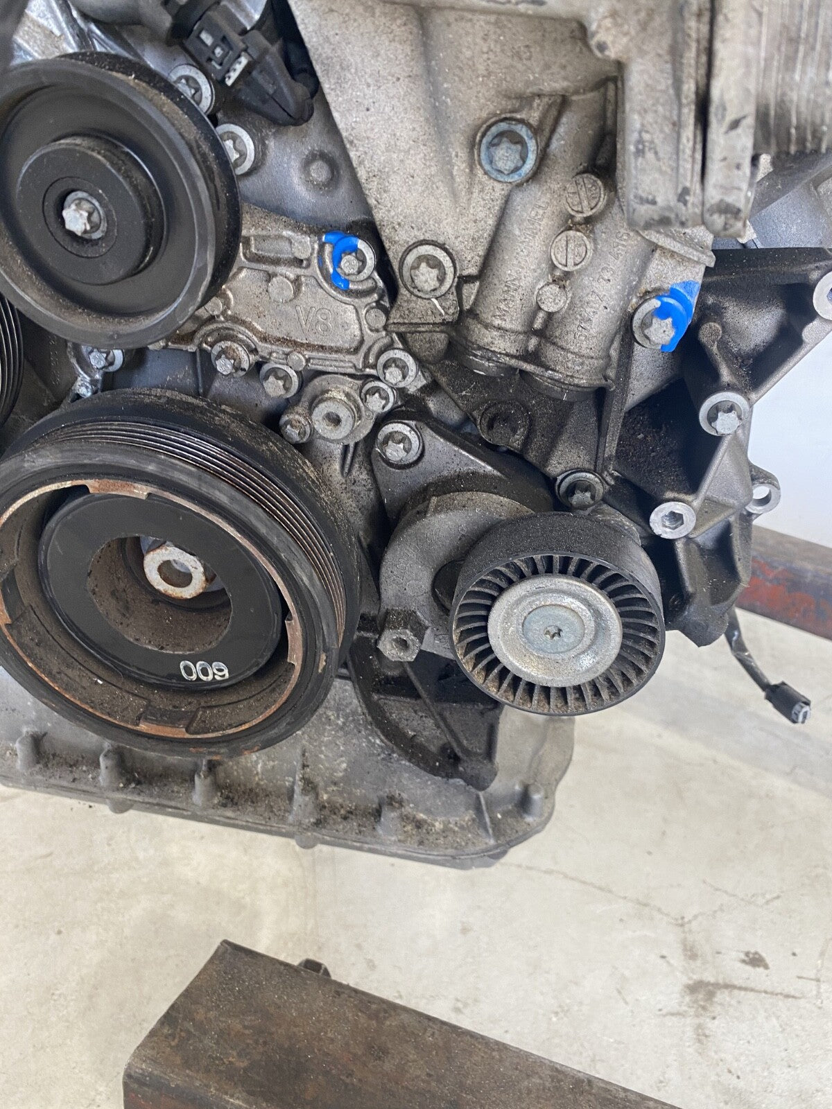 2007 - 2008 MERCEDES W216 CL550 S550 5.5L V8 M273 RWD ENGINE MOTOR ASSEMBLY OEM