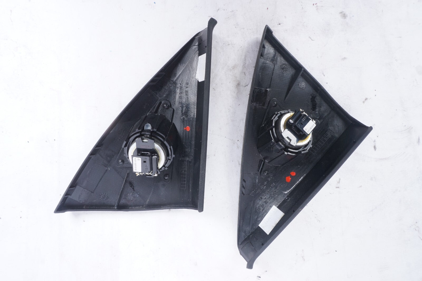 08-14 Mercedes W204 C250 C300 C350 Front Door Tweeter w/ Trim Left  & Right OEM